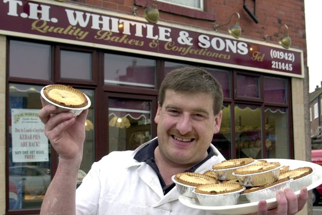 Pie baron Dave Whittle awaits the Richard and Judy TV show to his premises in Pemberton, Wigan.