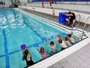 Swimming lessons at the Pelican Centre