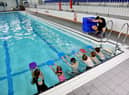 Swimming lessons at the Pelican Centre