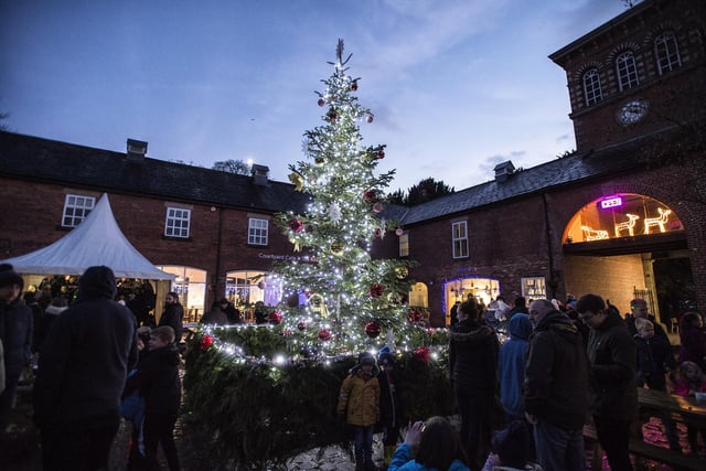 Haigh Hall Christmas tree light switch-on takes place on Sunday December 19, with Santa set to arrive shortly after 4pm