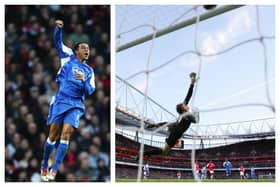Denny Landzaat scores his thunderbolt at Arsenal in the Premiership years