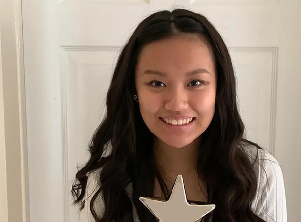 Alyssa, 15, received her Star Award after being diagnosed with leukaemia