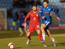 Jordan Jones during one of his few appearances for Latics