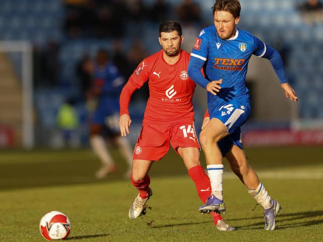 Jordan Jones during one of his few appearances for Latics