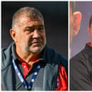 England head coach Shaun Wane and Tonga's Kristian Woolf