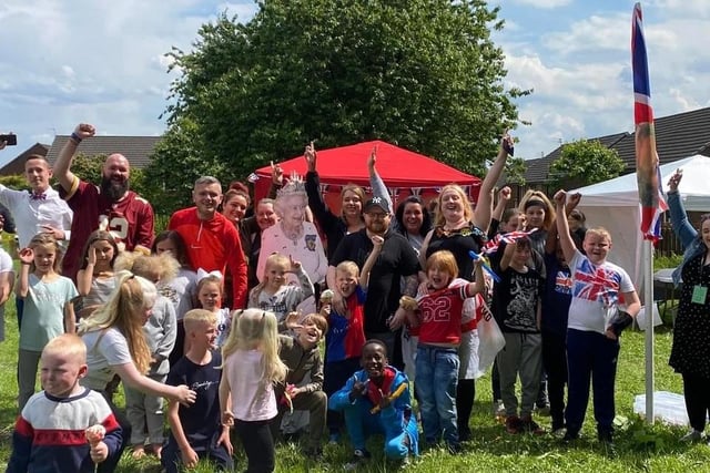 On Friday June 3, residents held a jubilee community fun day on Belle Green Lane in Ince, Wigan.