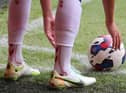 HULL, ENGLAND - JULY 30: A general view of the match ball during the Sky Bet Championship match between Hull City and Bristol City at MKM Stadium on July 30, 2022 in Hull, England. (Photo by Ashley Allen/Getty Images)
