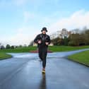 Brad's running a half marathon a day to raise money for local young people
