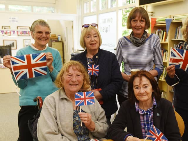 Celebrations at Standish Library, as they host a garden party to celebrate the Queen's platinum jubilee.