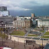 Piccadilly Gardens where Richard Pennington was arrested for begging
