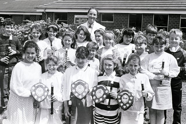 Retro 1980s - Millbrook CP School Standish recorder section