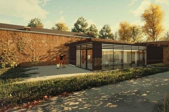 An artist's impression of what the new visitor centre would look like