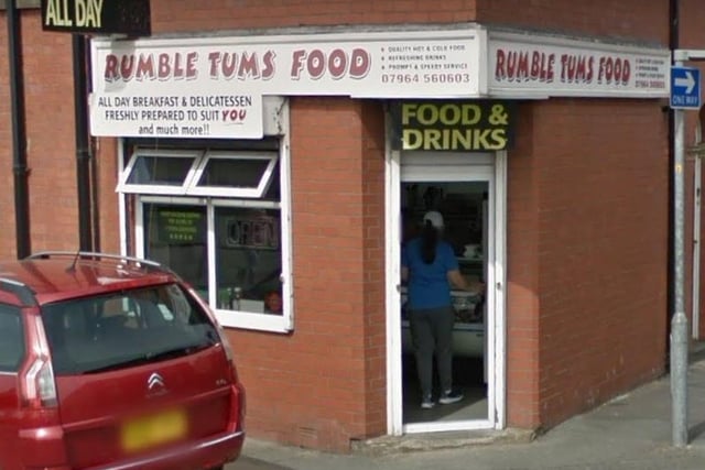 Rumble Tums on Frog Lane has a rating of 4.6 out of 5 from 91 Google reviews