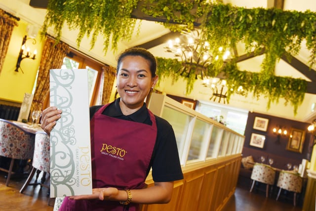 Mary-Grace Catubig member of the team at Pesto at The Dicconson Arms, Appley Bridge.