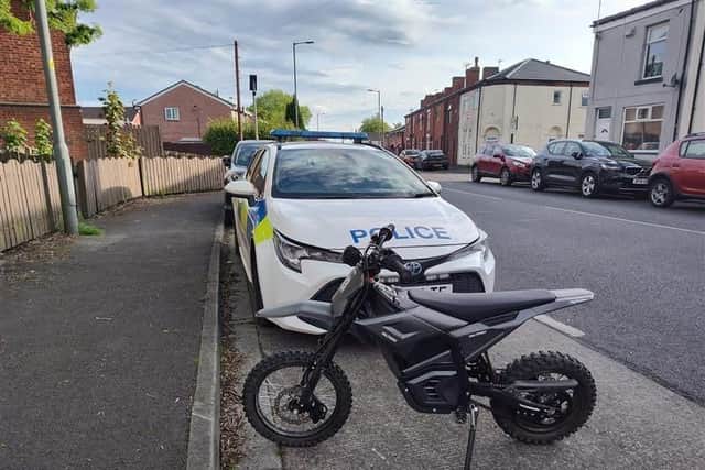 Police seized five illegal vehicles from Wigan's roads in just one weekend