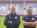 Rob Kelly, with Leam Richardson, after he joined the backroom staff in the summer of 2001