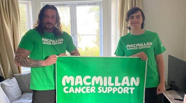 Craig and his son Bradley will take part in various challenges to raise funds for Macmillan Cancer Support
