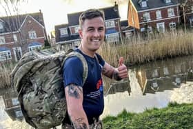 Rhys on his walk