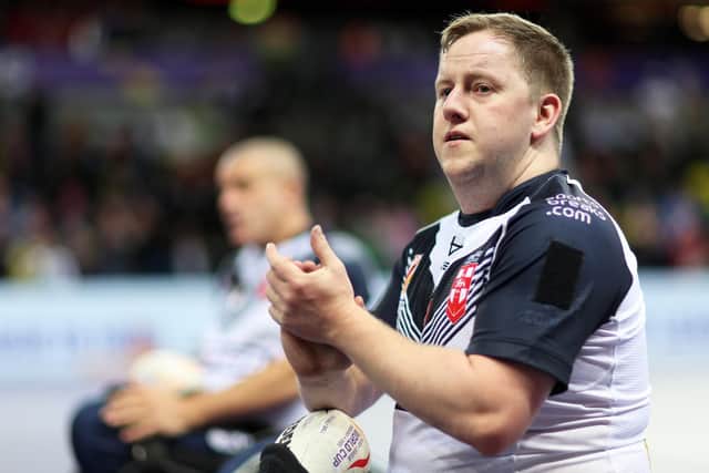 Adam Rigby hopes Wheelchair Rugby League will continue to grow (Photo by Alex Pantling/Getty Images)