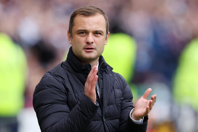 GLASGOW, SCOTLAND - APRIL 16: Shaun Maloney, former manager of Hibernian FC, reacts prior to the Scottish Cup Semi Final match between Heart Of Midlothian FC and Hibernian FC at Hampden Park on April 16, 2022 in Glasgow, Scotland. (Photo by Ian MacNicol/Getty Images)