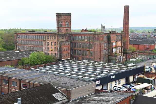 Sheds in the foreground are likely to be demolished but the giant Mill Three has planning permission to be turned into 137 apartments