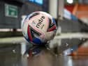 A general view of the EFL Mitre match ball.