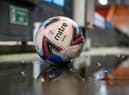 A general view of the EFL Mitre match ball.