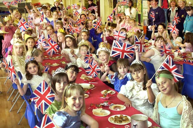 Flash back 20 years: the little princesses of the Wigan West Division brownies who had their Queen's Golden Jubilee party in royal regalia at St John's School hall, Pemberton