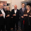 Left to right: William Kenyon, Margaret Kenyon, Bevan Middleton, Dan Martin, Joanne Denton and Lucy Sharrock at the Lancashire Tourism Awards
