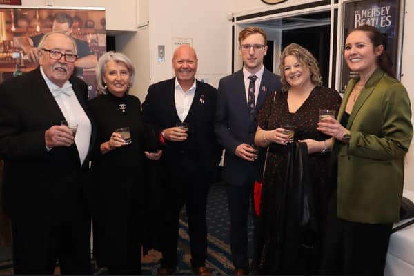 Left to right: William Kenyon, Margaret Kenyon, Bevan Middleton, Dan Martin, Joanne Denton and Lucy Sharrock at the Lancashire Tourism Awards