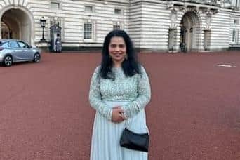 Sali Thomas, head of nursing and operational manager at Wrightington, Wigan and Leigh Teaching Hospitals NHS Foundation Trust, at Buckingham Palace