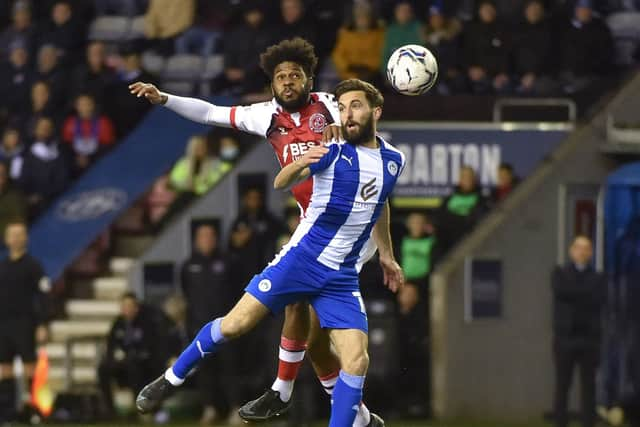 Graeme Shinnie in action against Fleetwood