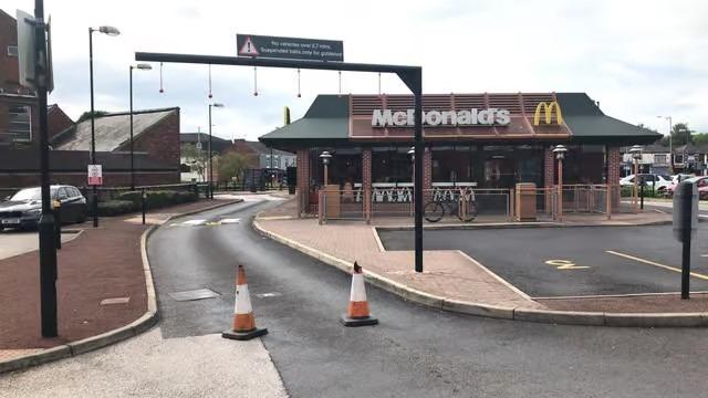 A stand-off over a McDonald's sausage and egg McMuffin ensued at McDonalds drive-thru in Leyland. Stuart Yates had objected to being asked to park and wait for his breakfast to be cooked. He had complained the week before after being forced to wait 15 minutes and on this occasion he refused to go anywhere until he got his food. The drive-thru lane was closed and police were called to the scene