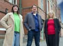 Left to right: Louise Fazackerley, Martin Green & Jo Platt.