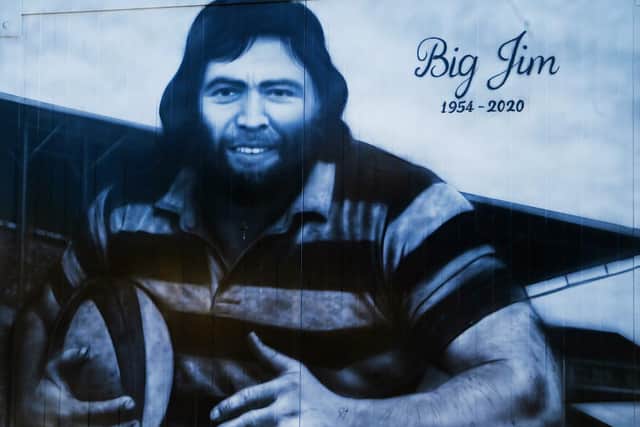 The mural is on the side of a new unit at Windy Arbour Farm Shop where award-winning Baldy's Pies will be sold, instead of from his van, hoping to open at the end of the month.