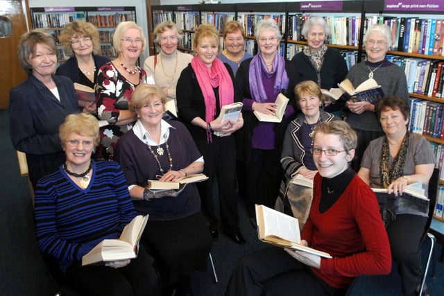 Standish Library's reading group was visited by Angers ambassadress Alexia Papin