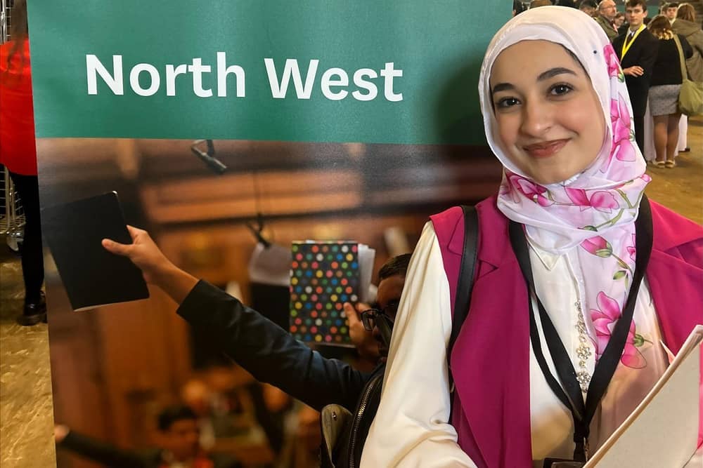 Layan Hassan at the House of Commons