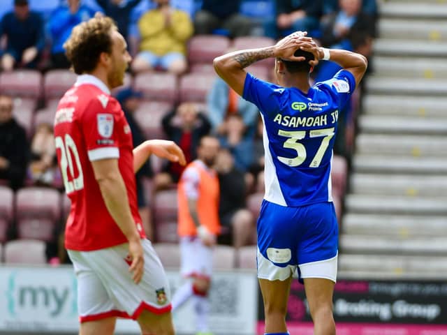 Maleace Asamoah came closest to breaking the deadlock for Wigan