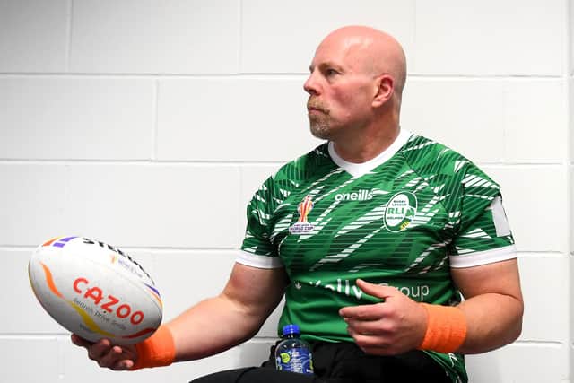 Phil Roberts was in action for Ireland (Photo by Alex Davidson/Getty Images for RLWC)