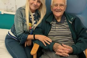 Healthcare assistant Joanne Lee met D-Day veteran James Belcher while he was a patient at Wigan Infirmary