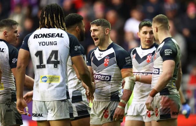 Tommy Makinson went over for five tries (Photo by Michael Steele/Getty Images)