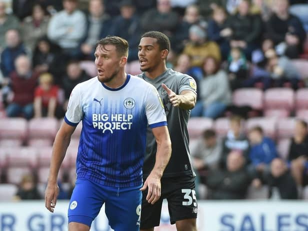 Charlie Wyke in action against Cardiff
