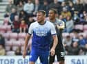 Charlie Wyke in action against Cardiff