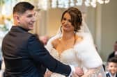The bride and groom
