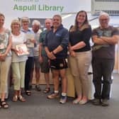 Councillors and volunteers at Aspull Library