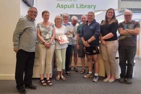 Councillors and volunteers at Aspull Library