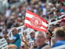 Wigan Warriors fans at St James' Park.