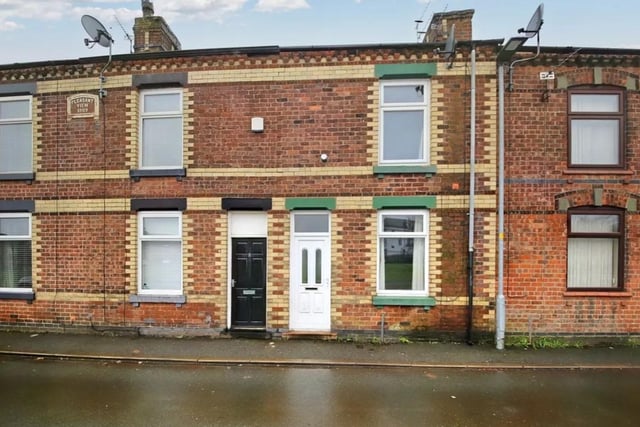Offers in the region of £99,995 are being sought for this two-bed terraced house with renovation potential