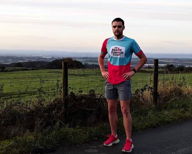 Jonathan Collier will run a 100km ultramarathon to raise money for the Brain Tumour Charity