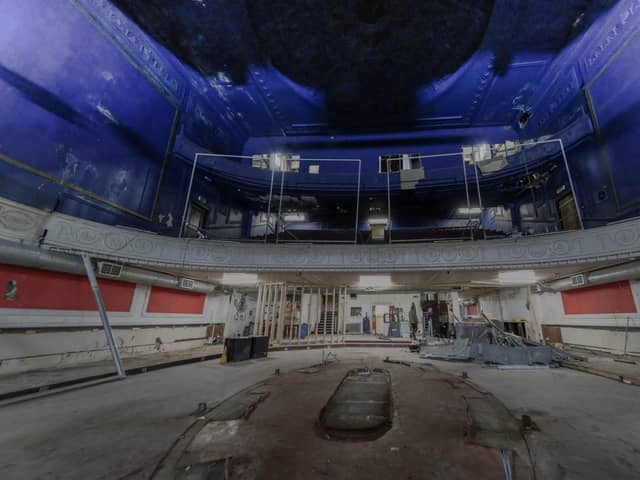 Inside the Royal Court Theatre. Photo by Mark Sixsmith